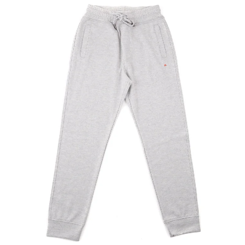 Isaia Cashmere Drawstring Jogger Pants