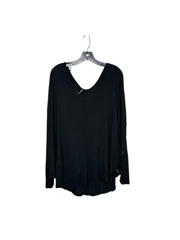 Top Long Sleeve By Free People In Black, Size: L