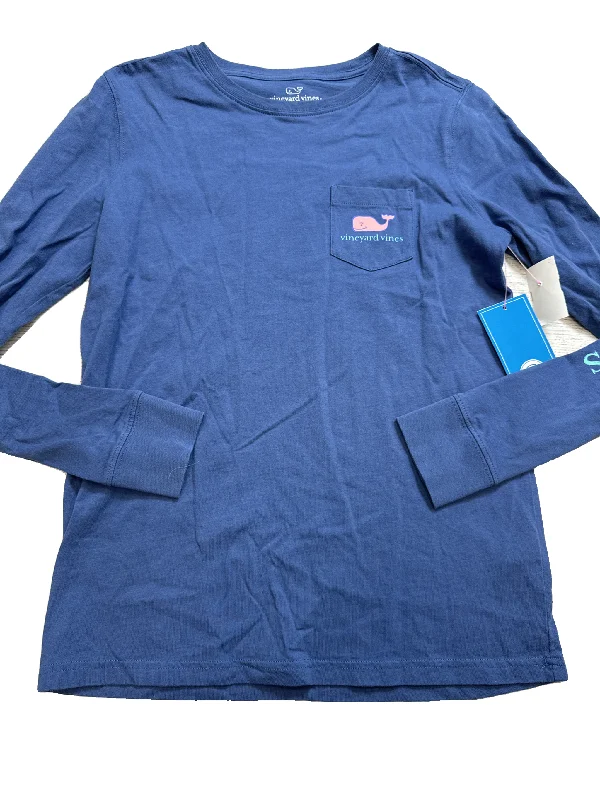 Top Long Sleeve By Vineyard Vines In Blue, Size: Xs