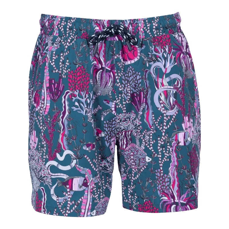 Underwater Forest Torch Swim Short