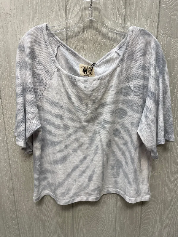 Top Short Sleeve By Chaser In Tie Dye Print, Size: M