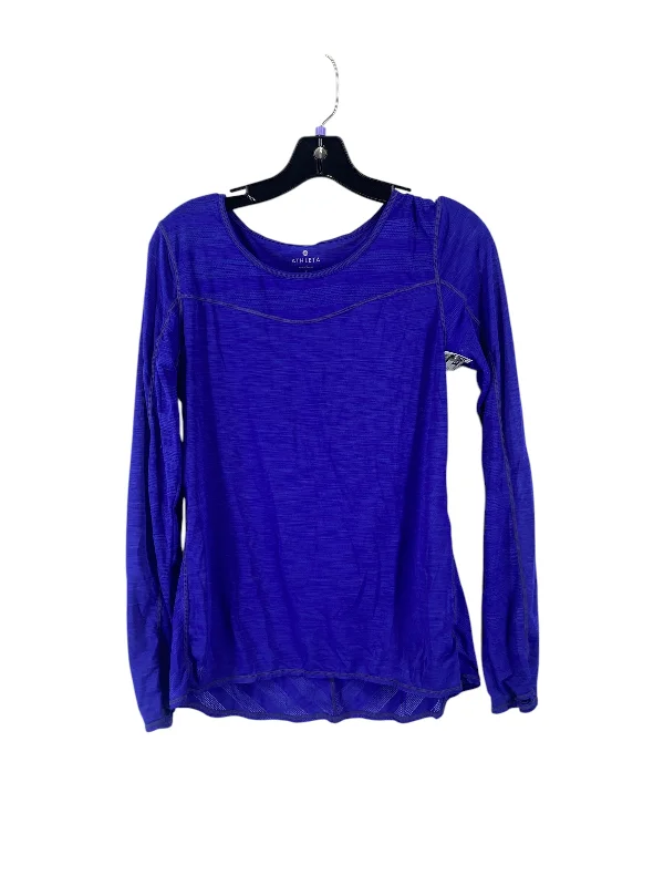 Top Long Sleeve By Athleta In Purple, Size: S