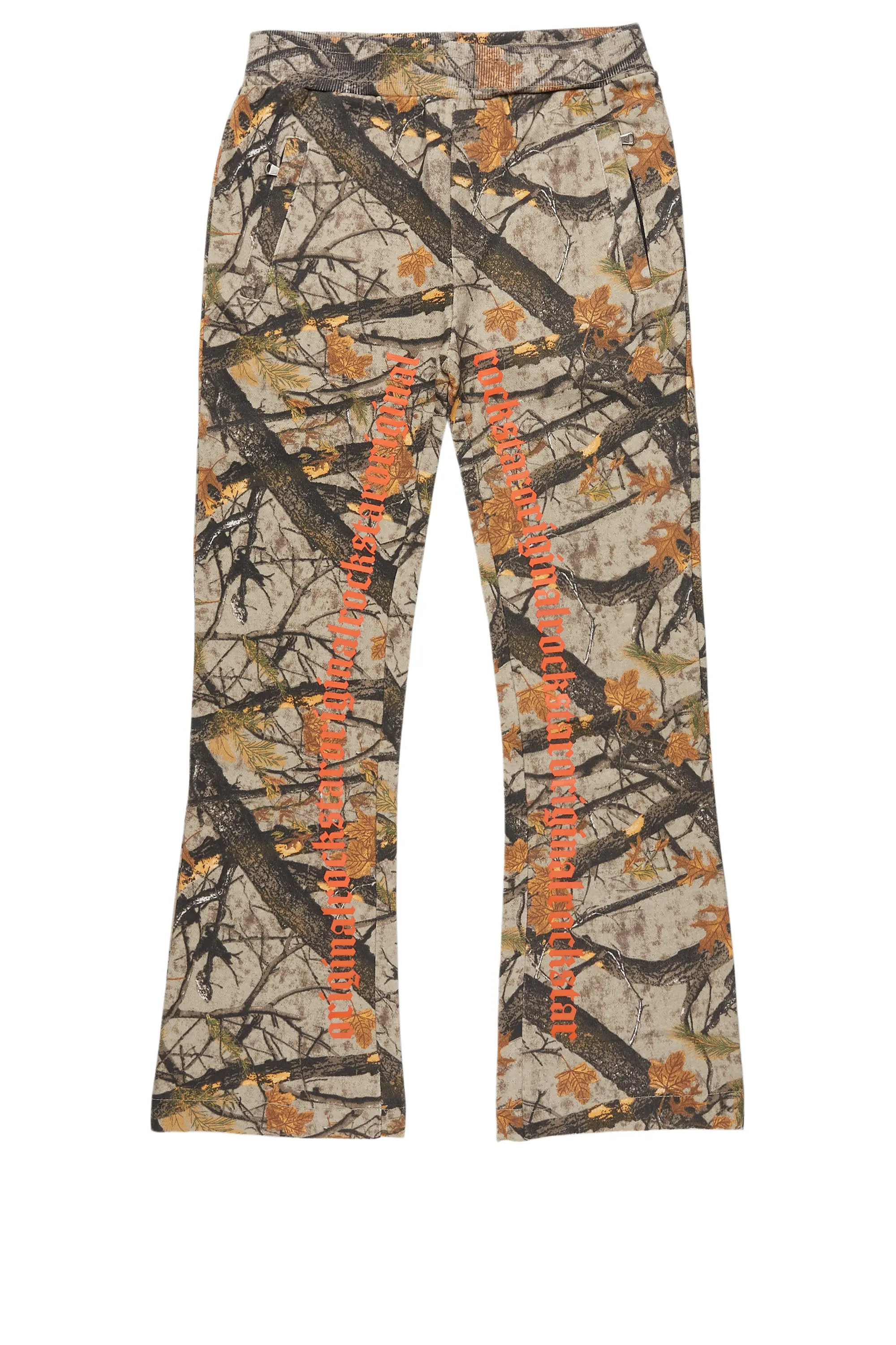 Boys Callie Tree Camo Stacked Flare Pants