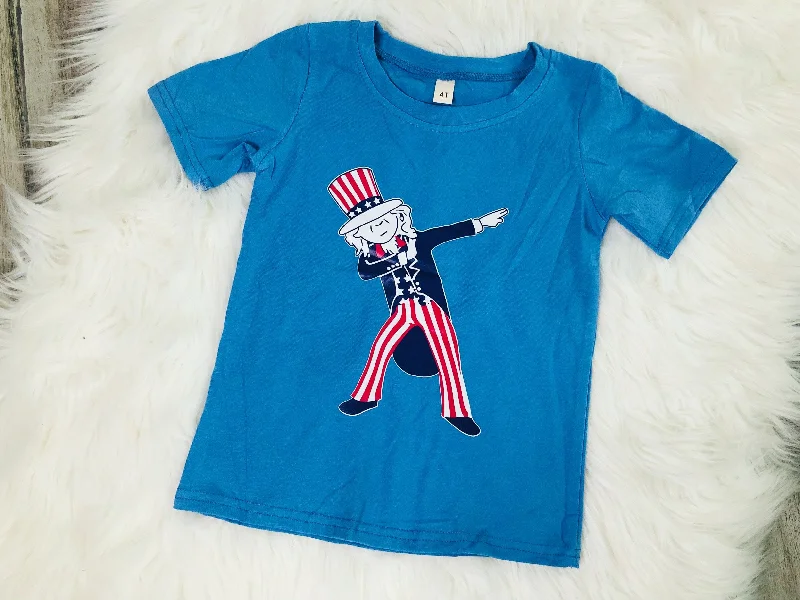 Dabbin Uncle Sam Tee