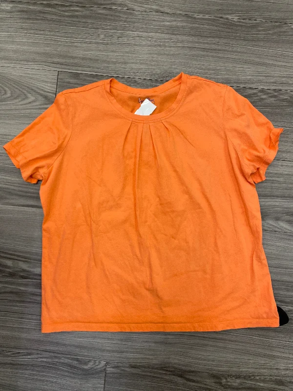 Top Short Sleeve By Coral Bay In Orange, Size: Sp