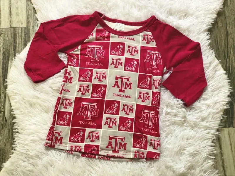 Texas A&M Unisex Raglans