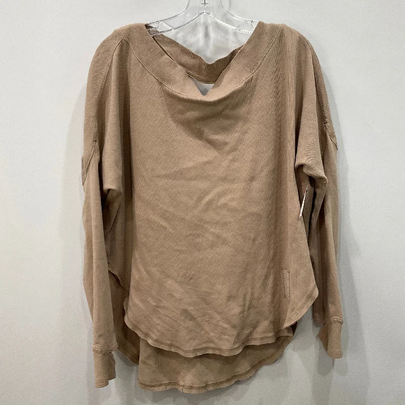 Top Long Sleeve By Free People In Beige, Size: S