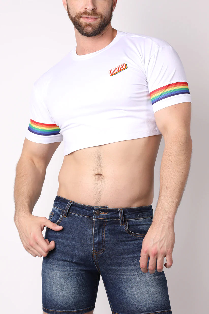 TIMOTEO PRIDE  CROP TOP