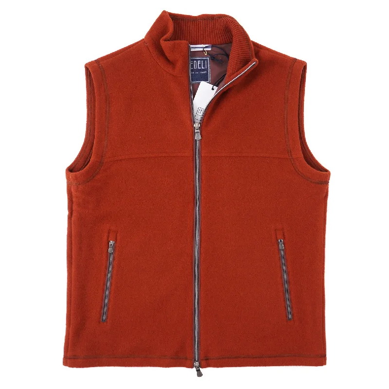 Fedeli 'Par' Knit Cashmere Vest