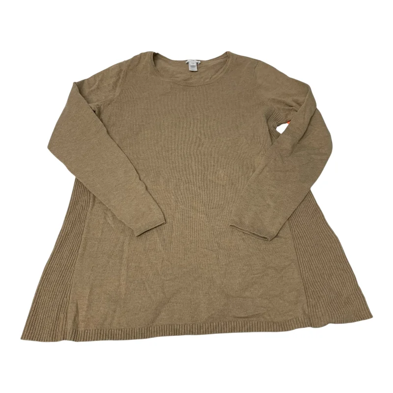 Top Long Sleeve By J. Jill In Brown, Size: M