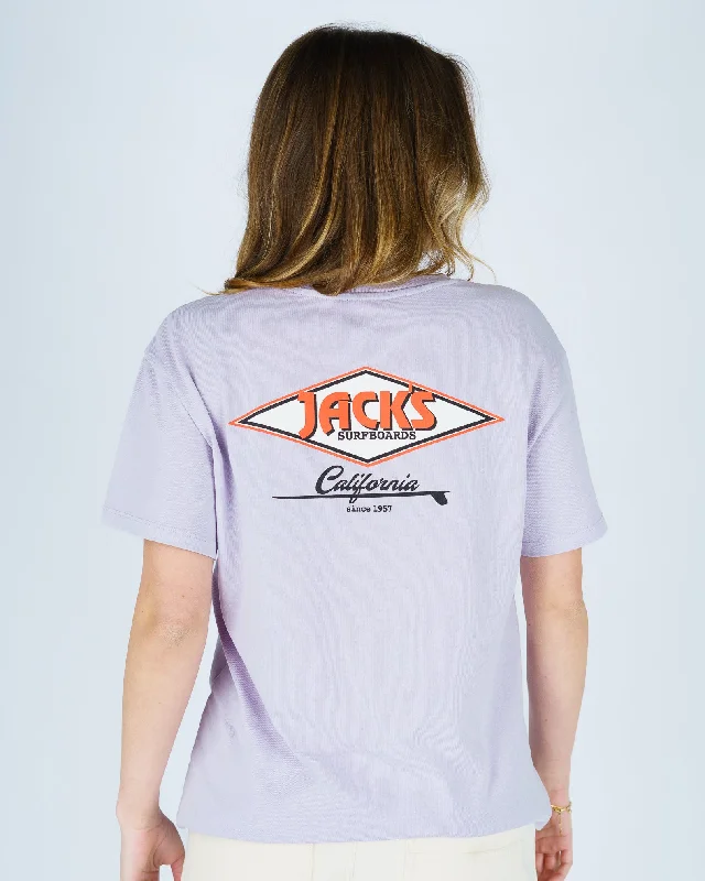 Cal Diamond S/S Tee - Lilac