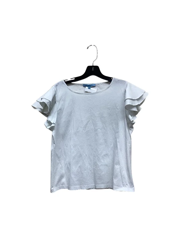 Top Short Sleeve By Antonio Melani In White, Size: M