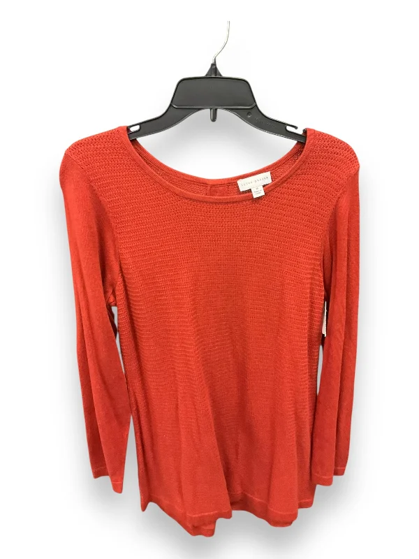 Top Long Sleeve By Susan Graver In Brown, Size: M