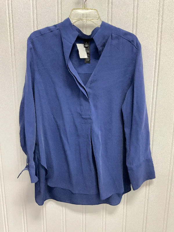 Top Long Sleeve By Chicos In Blue, Size: L