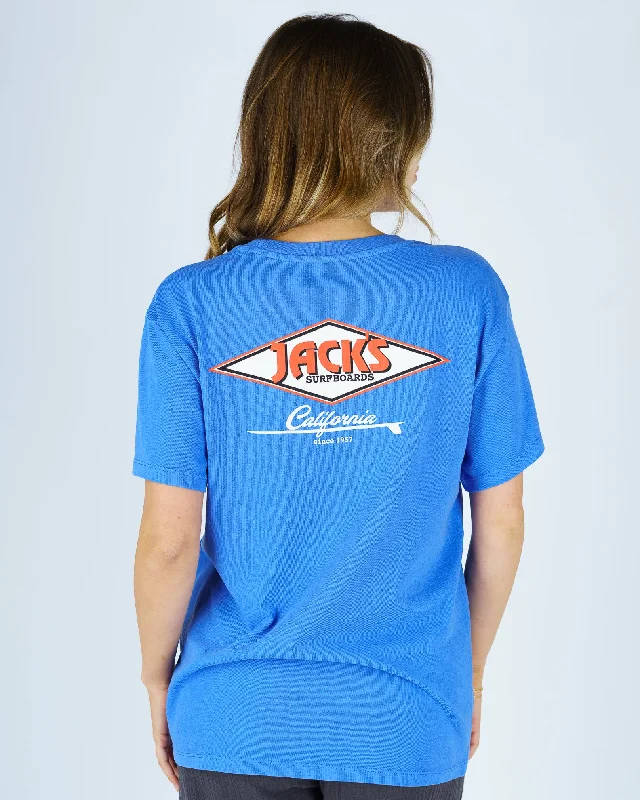 Cal Diamond S/S Tee - Royal Blue