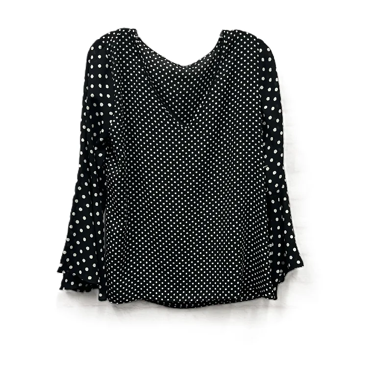 Top Long Sleeve By Violet And Claire In Black, Size: M