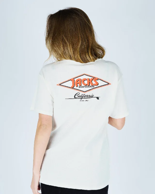 Cal Diamond S/S Tee - White