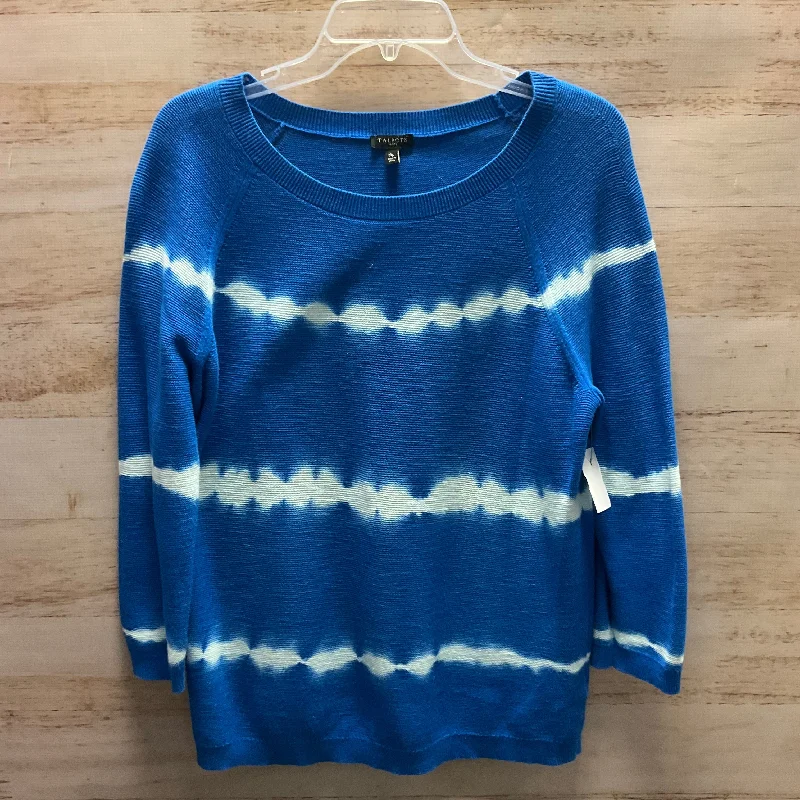 Top Long Sleeve By Talbots In Blue, Size: M