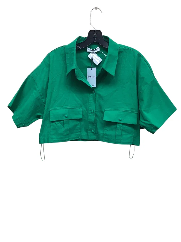 Top Short Sleeve By Clothes Mentor In Green, Size: S