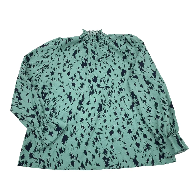 Top Ls By Cme In Green, Size:2X