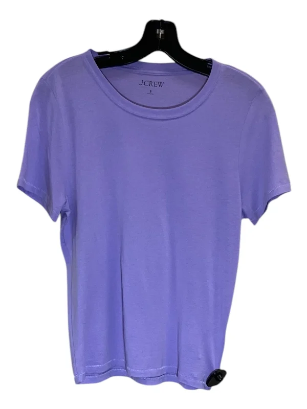 Top Short Sleeve Basic By J. Crew In Purple, Size: S