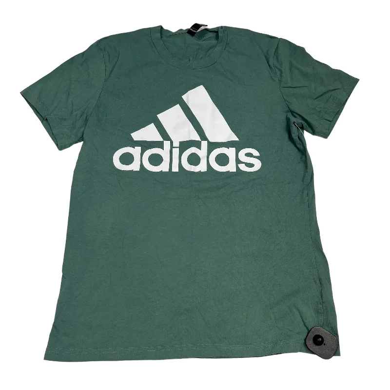 Athletic Top Short Sleeve By Adidas  Size: M