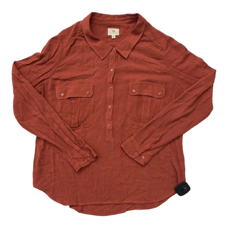 Top Ls By Adriano Goldschmied In Red, Size:M