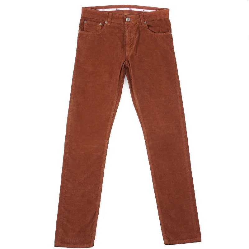 Isaia Five-Pocket Corduroy Pants