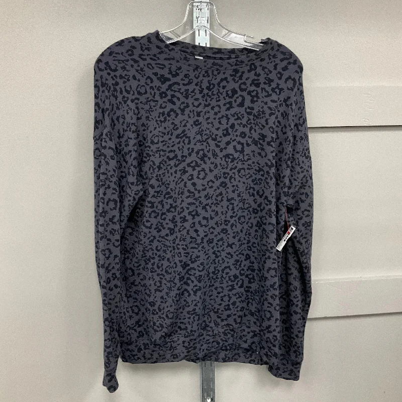 Top Long Sleeve By Athleta In Animal Print, Size: Xs