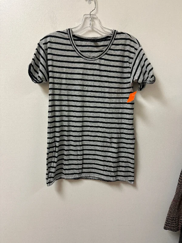 Top Short Sleeve By J. Crew In Striped Pattern, Size: Xs