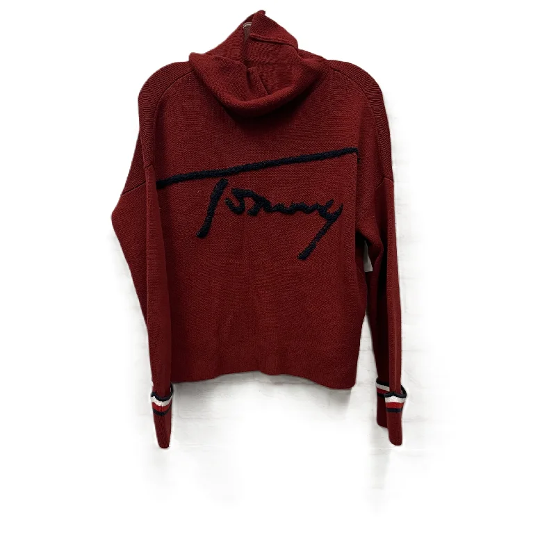 Sweater By Tommy Hilfiger In Red, Size: Xxs