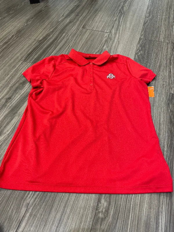 Athletic Top Short Sleeve By Nike  Size: Xl