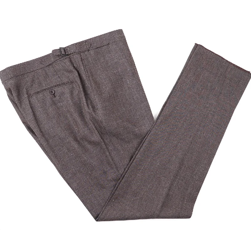 Isaia 'Sanita' Wool-Silk-Linen Pants