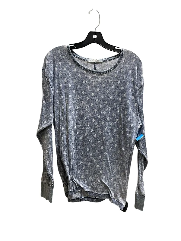 Top Long Sleeve By We The Free In Blue, Size: S