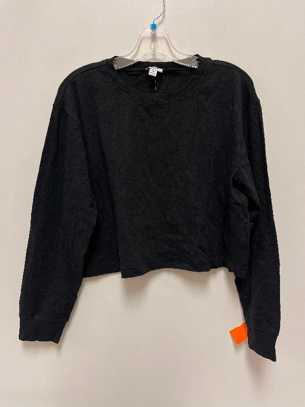 Top Long Sleeve By J. Crew In Black, Size: M