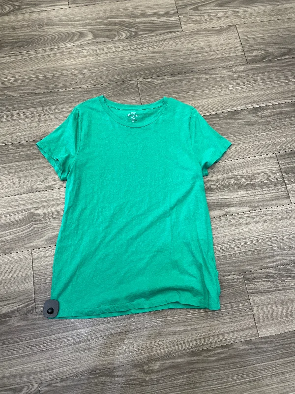 Top Short Sleeve By J. Crew In Green, Size: Xl