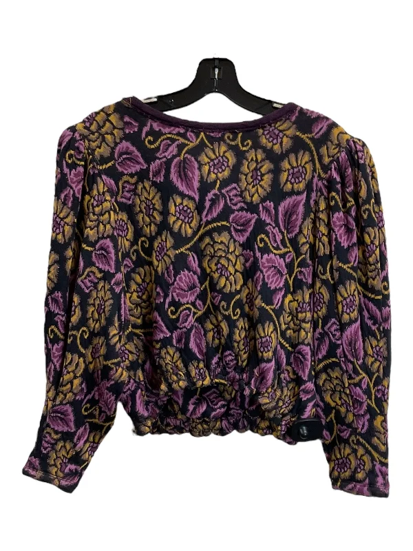 Top Long Sleeve By Free People In Multi-colored, Size: S