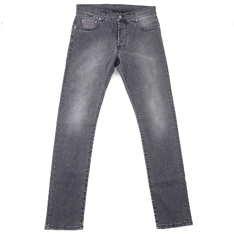 Isaia Slim Tapered Fit Denim Jeans