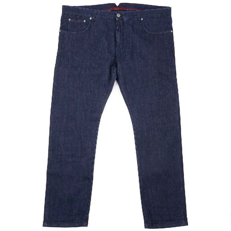 Isaia Straight-Fit Selvedge Denim Jeans