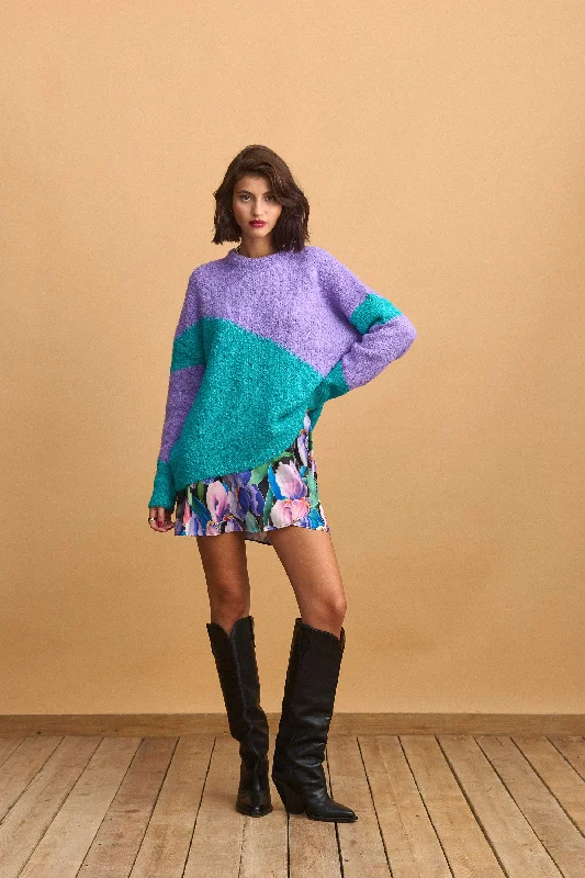 Phoebe Sweater (Purple)