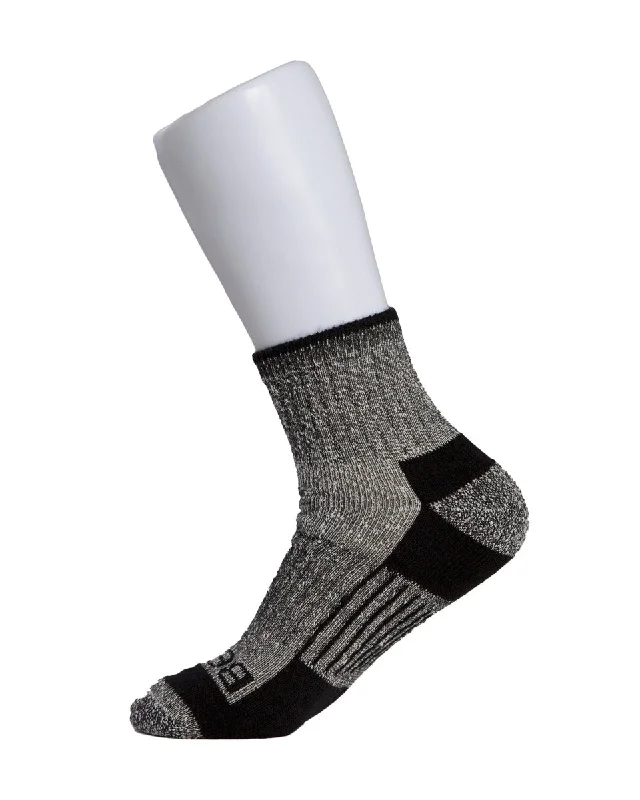 Wool-Blend Comfort Quarter Socks, 3-Pack