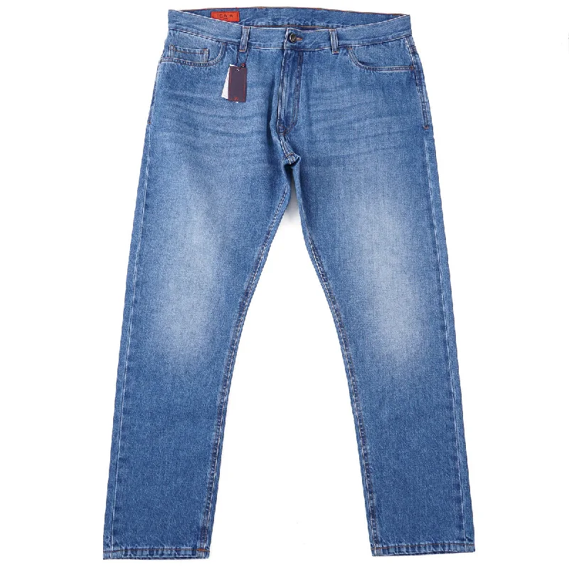 Isaia Regular Tapered Fit Denim Jeans