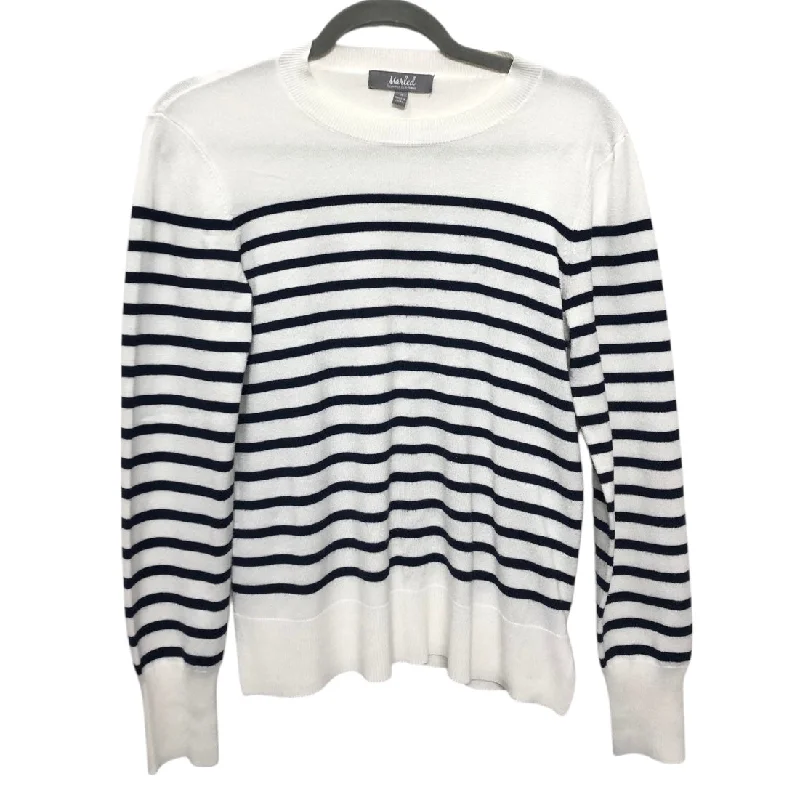 Top Ls By Marled In Blue & White, Size:M