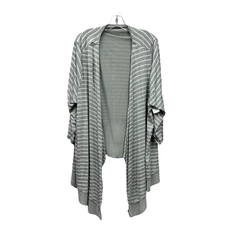 Cardigan By Lane Bryant In Grey, Size: 4x