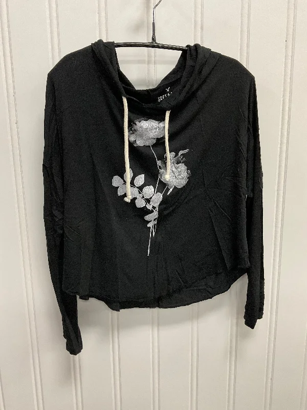 Top Ls By American Eagle In Black, Size:M