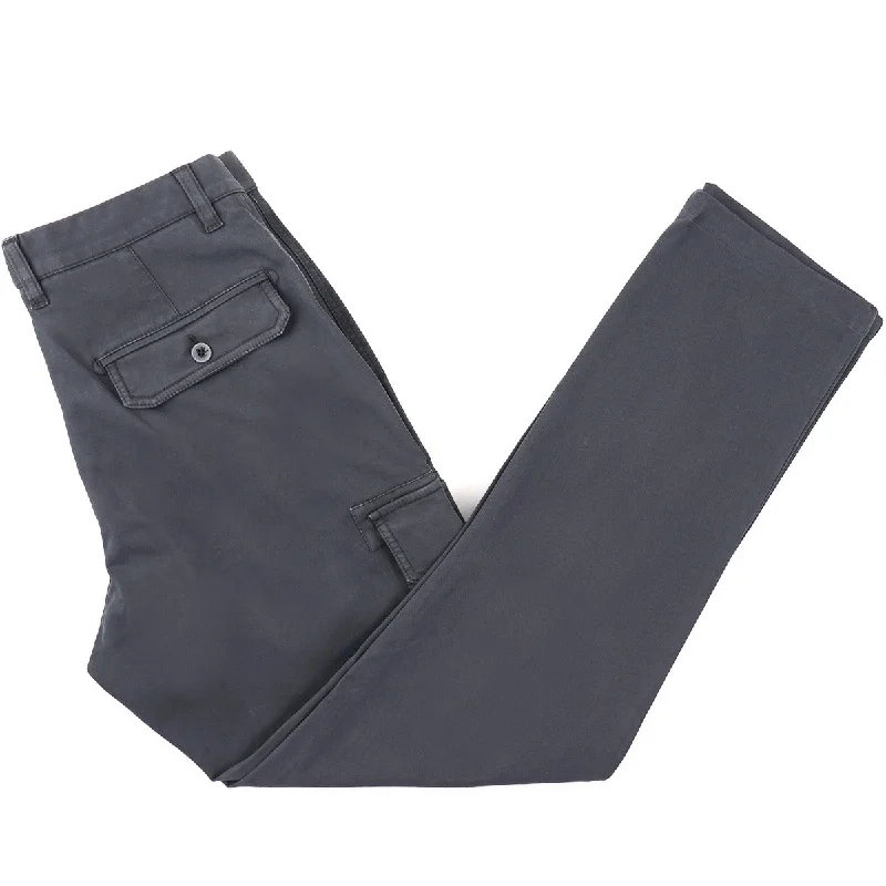 Isaia Cotton Pants with Cargo Pockets