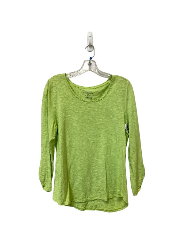 Top Long Sleeve By Chicos In Green, Size: 2