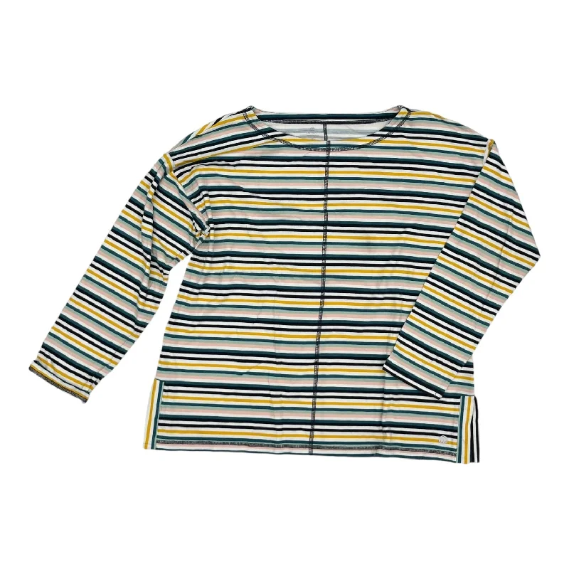 Top Ls By Talbots In Striped Pattern, Size:Xl