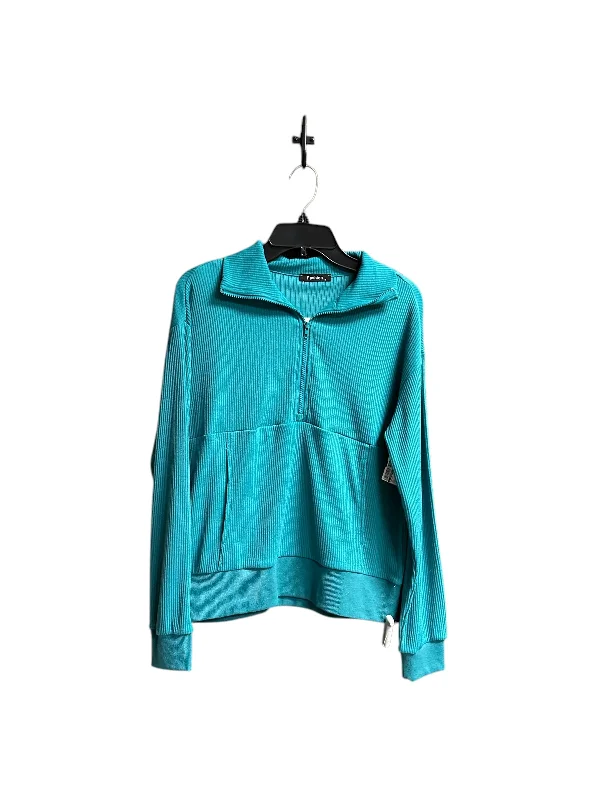 Top Long Sleeve By Clothes Mentor In Teal, Size: S