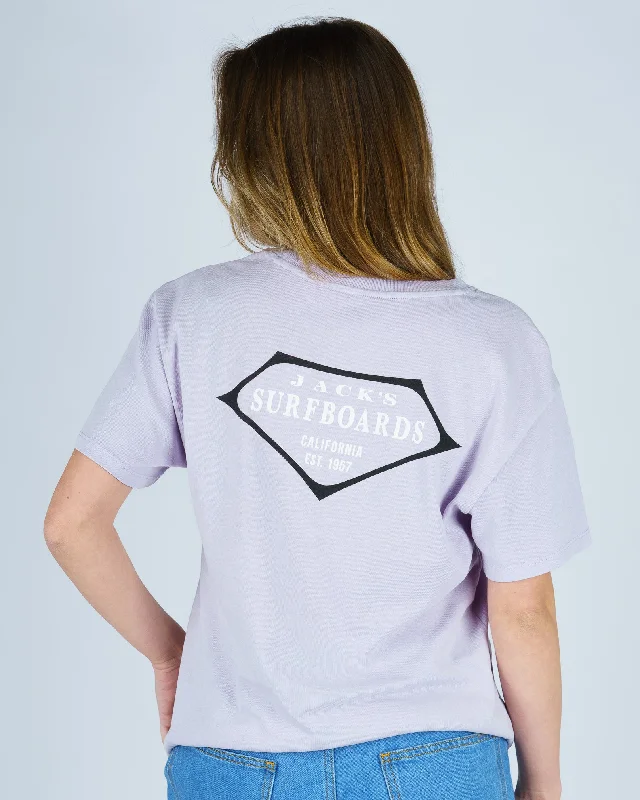 Retro Lam S/S Tee - Lilac